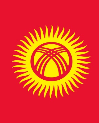 Flag of Kyrgyzstan - Obrázkek zdarma pro Nokia X7