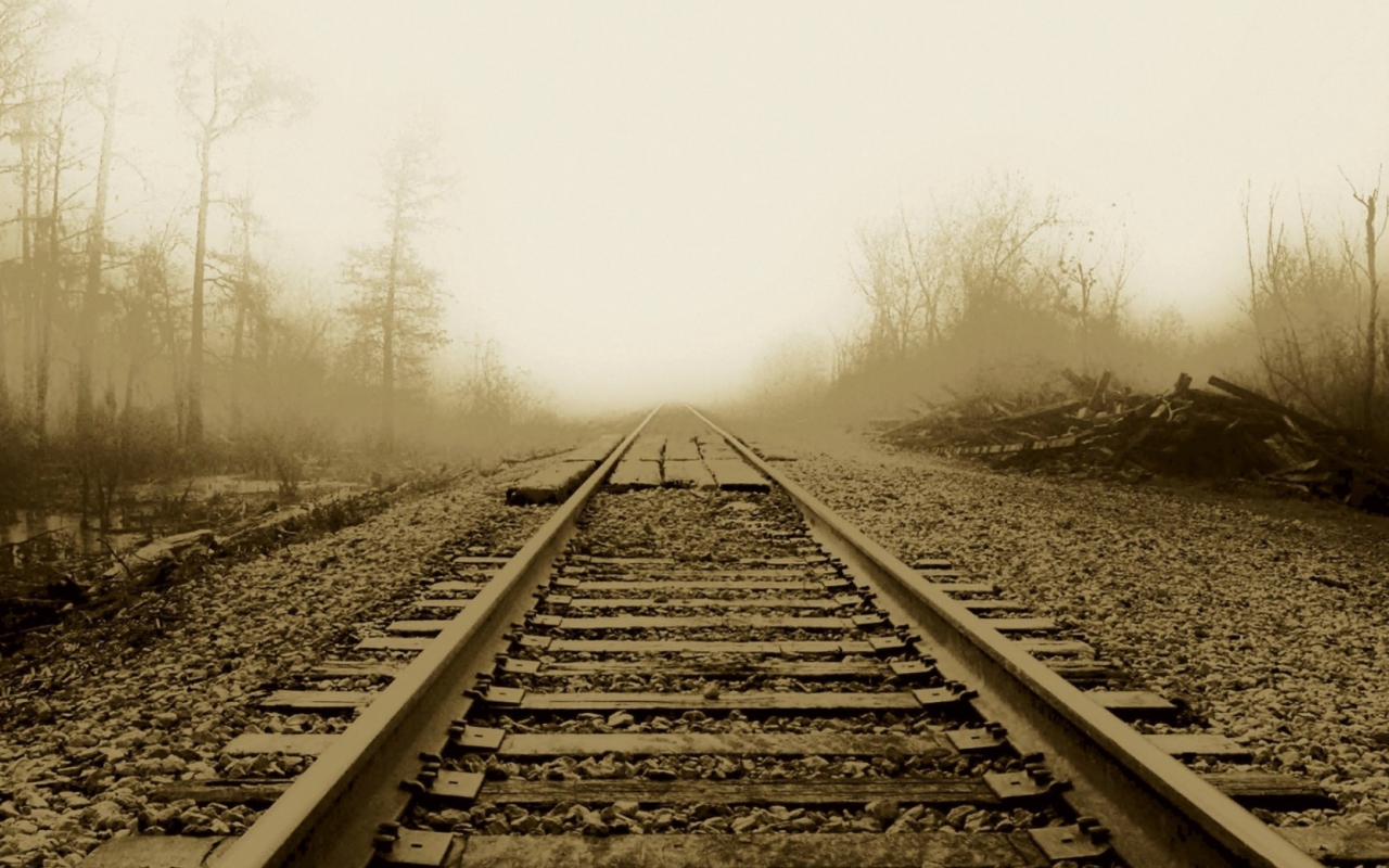 Railway In A Fog screenshot #1 1280x800