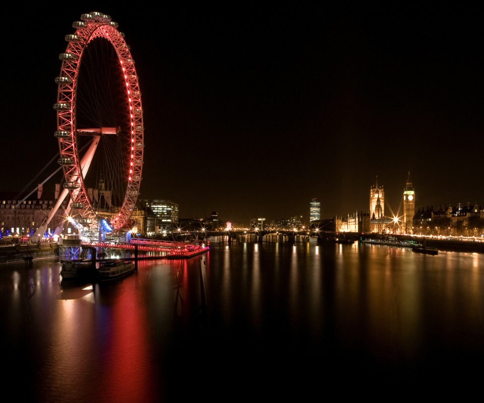 Fondo de pantalla London Eye 960x800