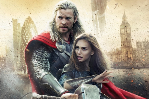 Das Thor The Dark World Movie Wallpaper 480x320