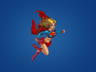 Das Supergirl Wallpaper 320x240