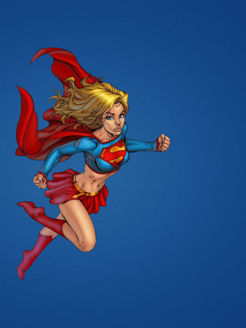 Fondo de pantalla Supergirl 480x640