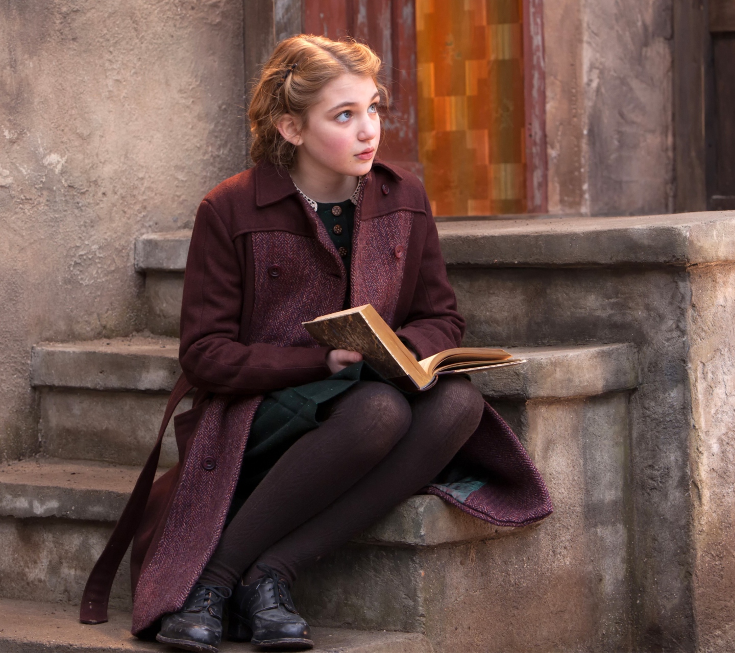 Screenshot №1 pro téma Sophie Nelisse In The Book Thief 1440x1280