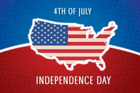 Das 4th of July, Independence Day Wallpaper 480x320