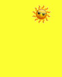Sfondi Yellow Sun Illustration 128x160