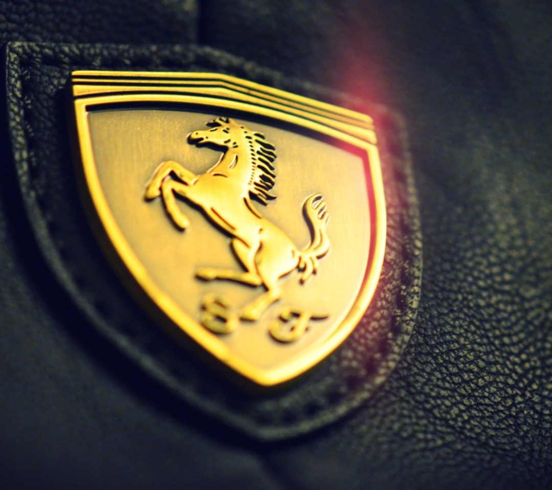 Fondo de pantalla Ferrari Emblem 1080x960