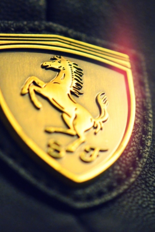 Das Ferrari Emblem Wallpaper 320x480
