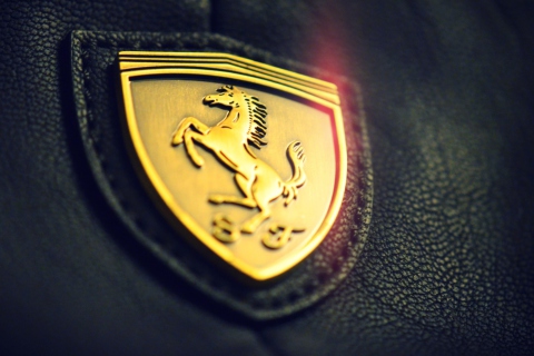 Fondo de pantalla Ferrari Emblem 480x320
