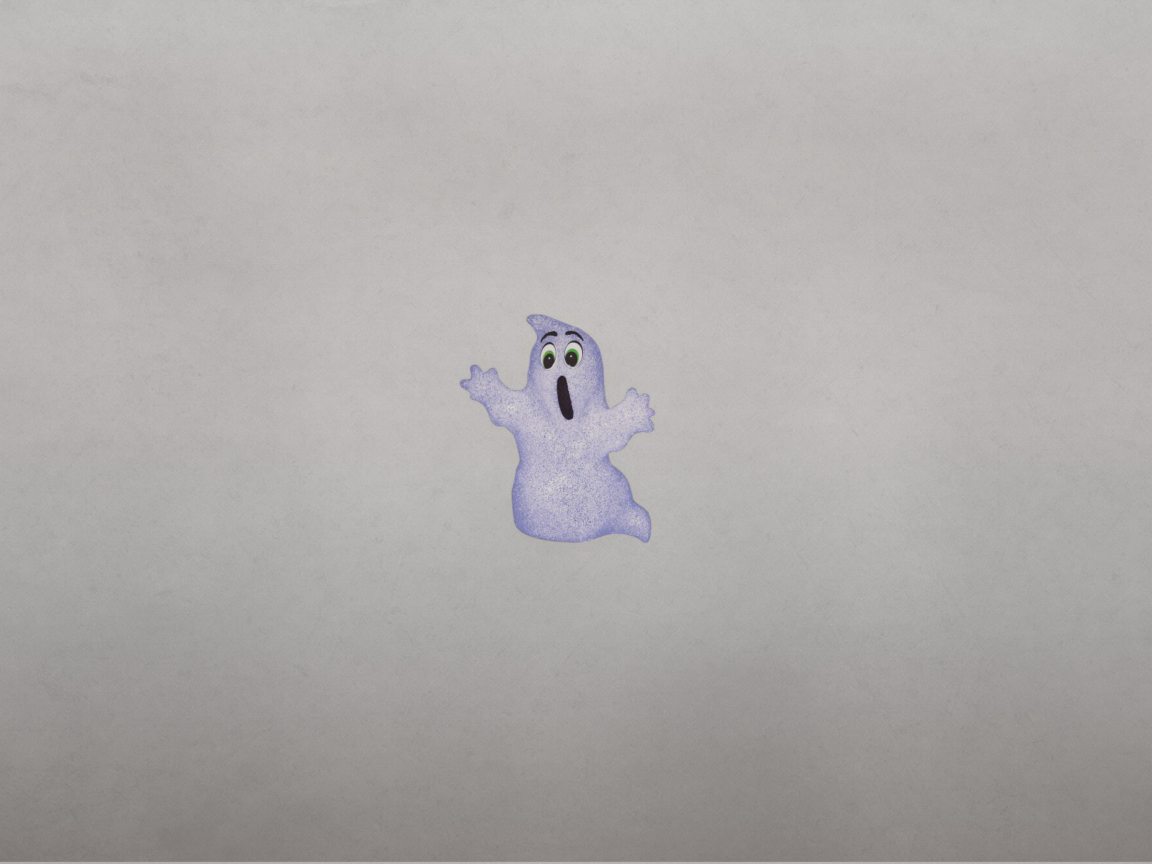 Das Funny Ghost Illustration Wallpaper 1152x864