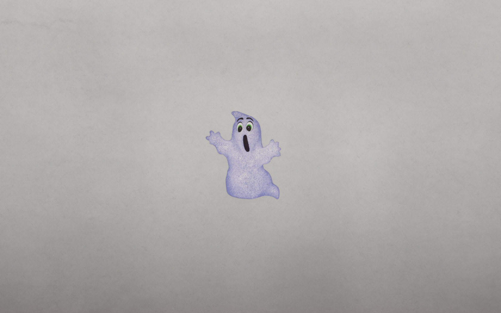 Funny Ghost Illustration wallpaper 1680x1050