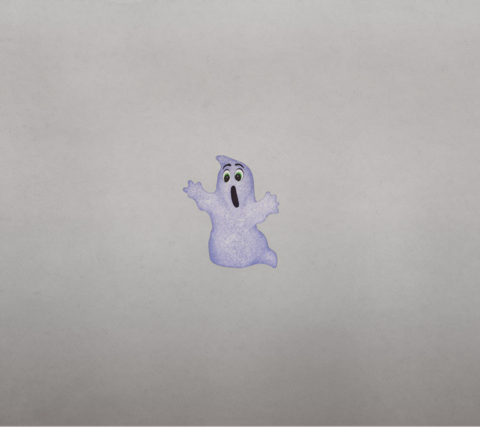 Funny Ghost Illustration wallpaper 960x854