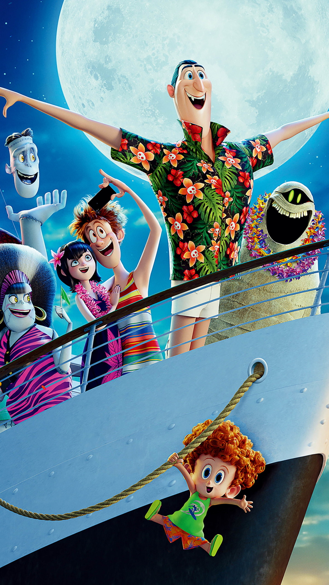 Обои Hotel Transylvania 3 Poster на телефон iPhone 8 Plus