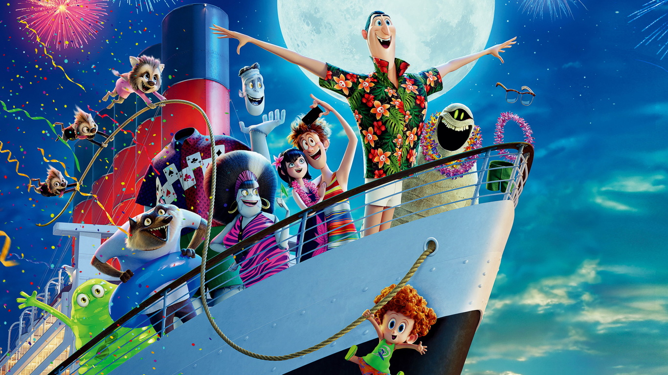 Screenshot №1 pro téma Hotel Transylvania 3 Poster 1366x768