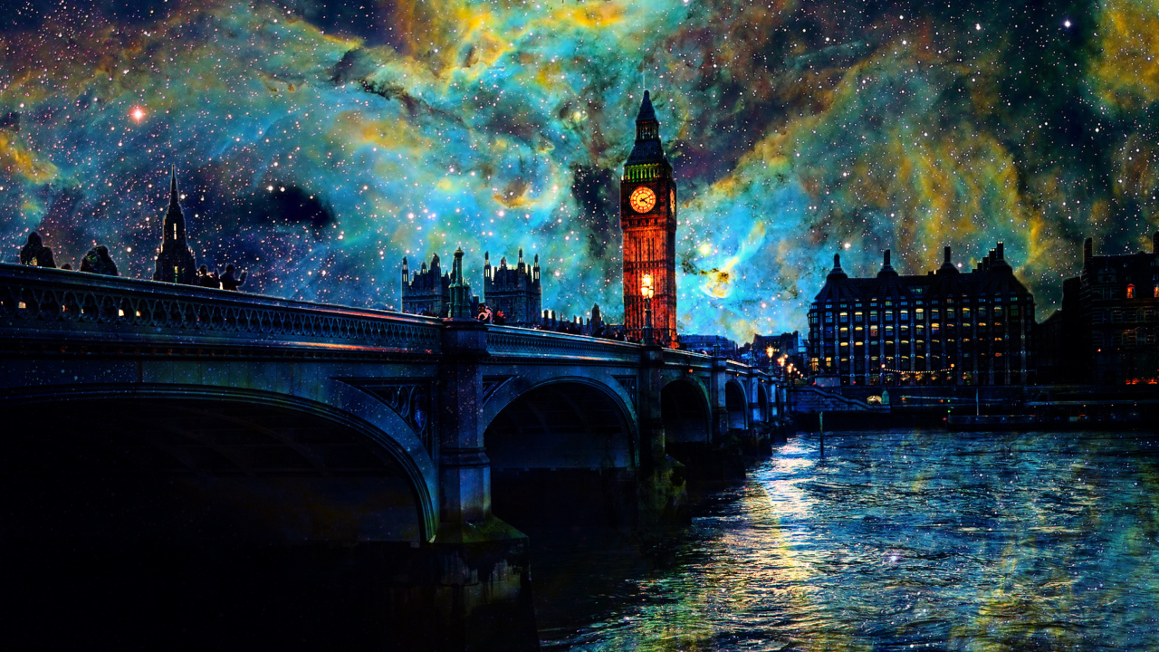 Fondo de pantalla Space London 1280x720