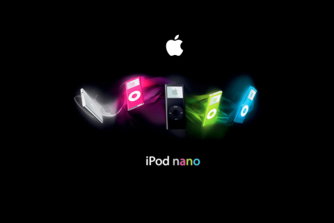 Ipod Nano Music Player wallpaper 480x320