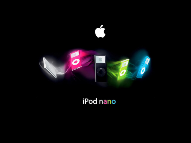 Ipod Nano Music Player wallpaper 640x480