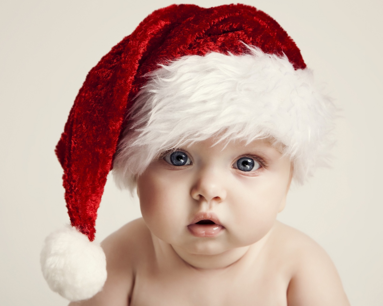 Das Sweet Baby Santa Wallpaper 1280x1024