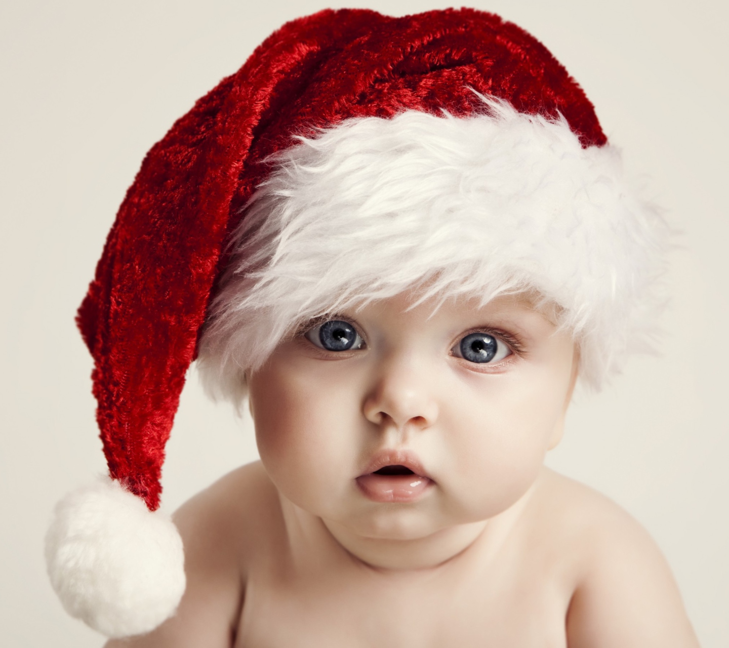 Das Sweet Baby Santa Wallpaper 1440x1280