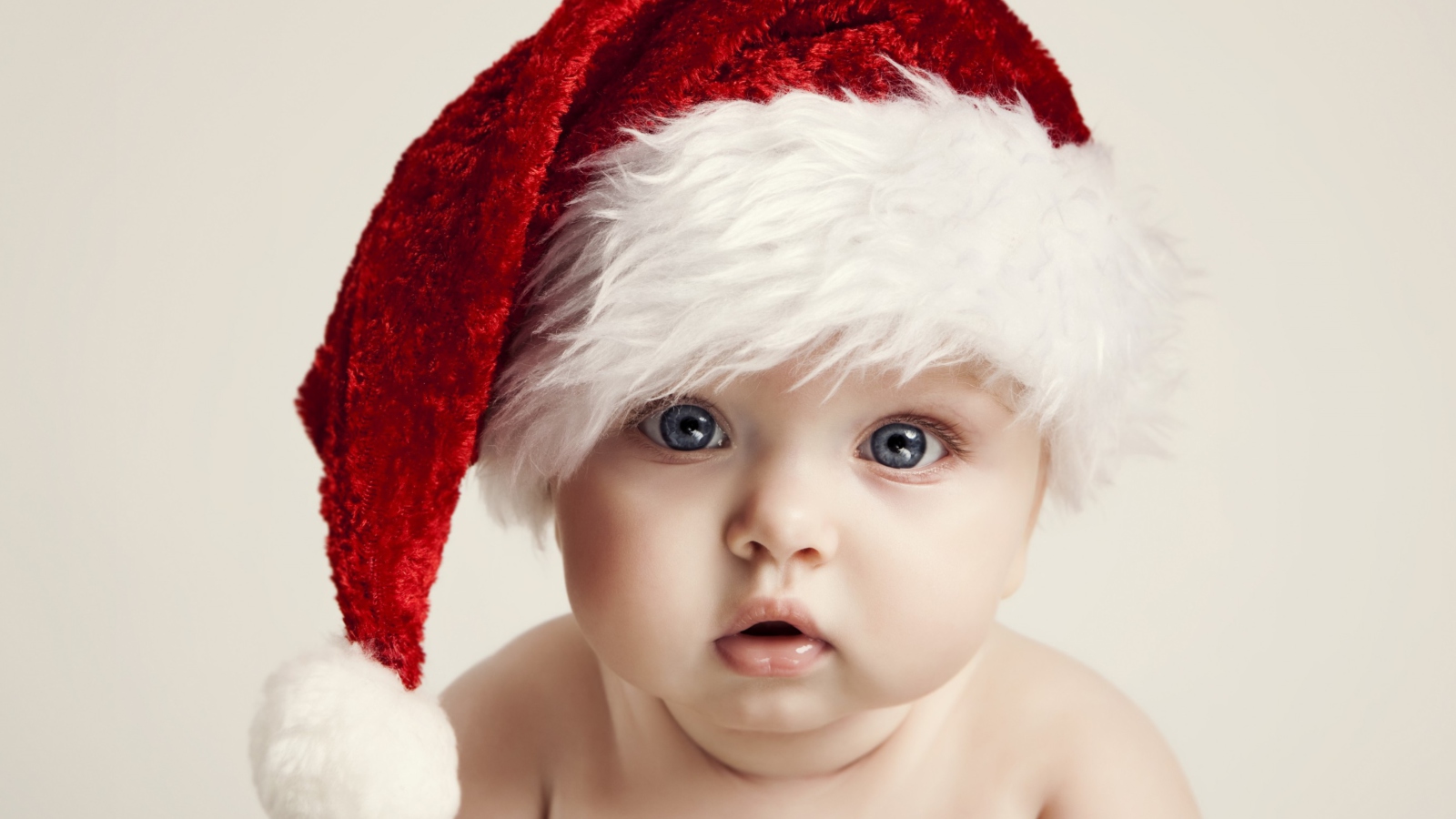 Fondo de pantalla Sweet Baby Santa 1600x900