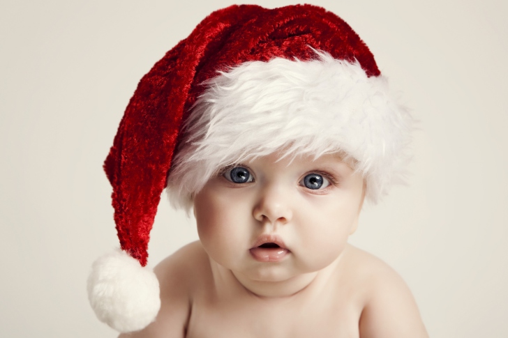 Sweet Baby Santa wallpaper