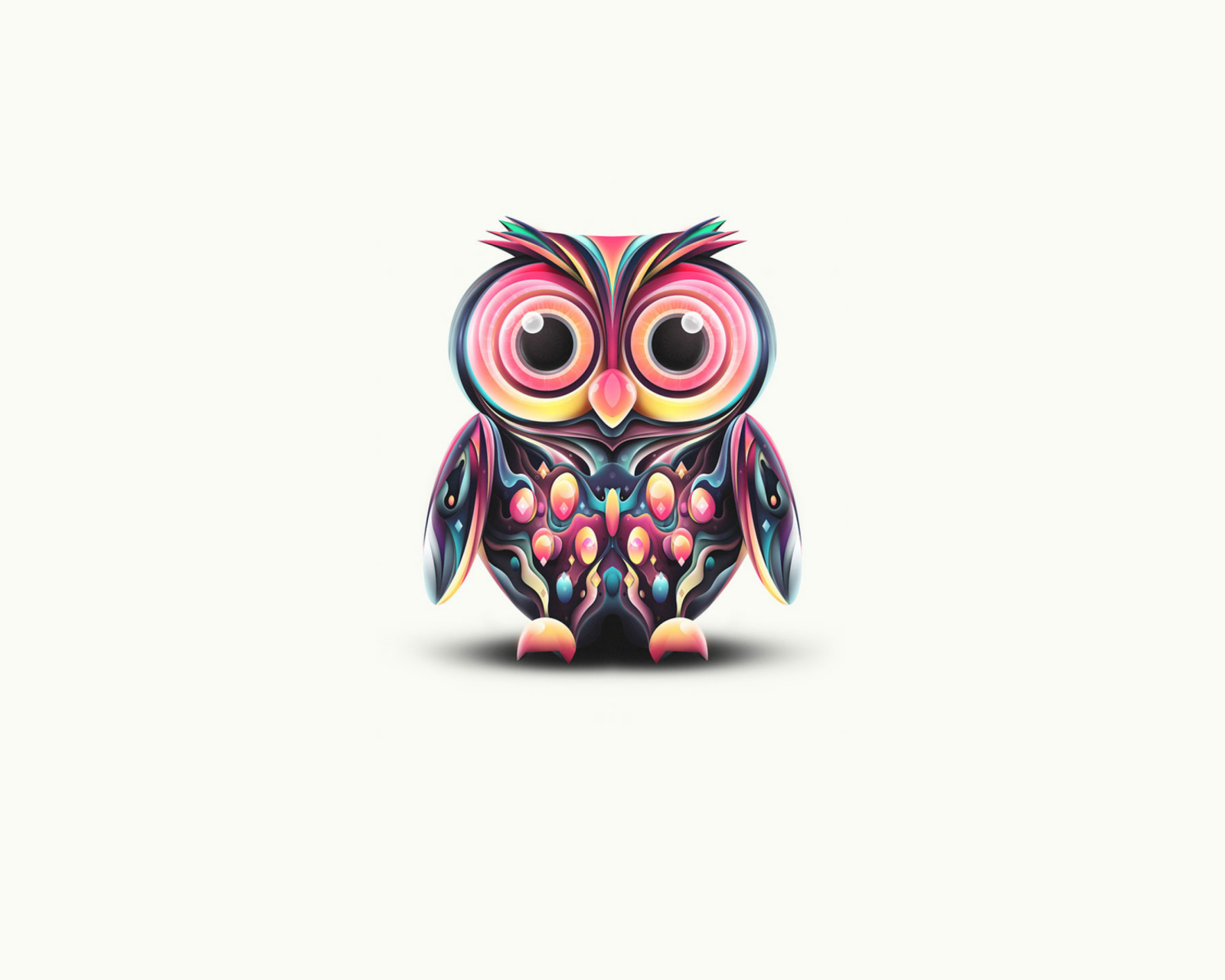 Das Cute Owl Wallpaper 1600x1280