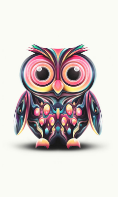 Das Cute Owl Wallpaper 240x400