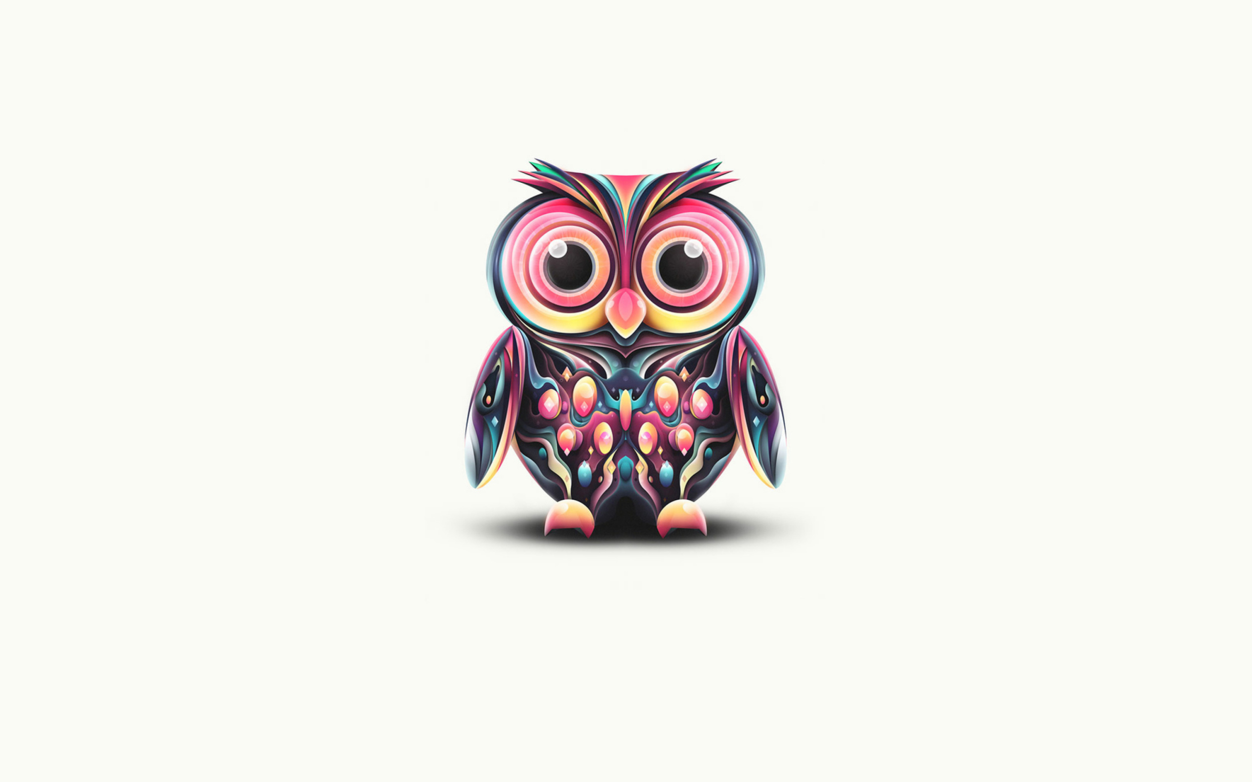 Screenshot №1 pro téma Cute Owl 2560x1600