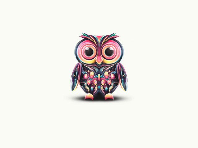 Обои Cute Owl 640x480