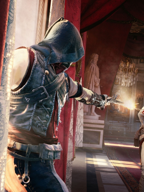 Fondo de pantalla Arno Dorian - The Assassin's Creed 480x640