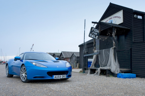 Fondo de pantalla Lotus Evora Dock 480x320