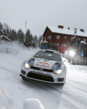 Volkswagen Polo WRC Drift wallpaper 128x160