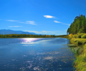 Das Scenic Lake Oregon HD Wallpaper 176x144