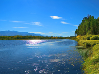 Fondo de pantalla Scenic Lake Oregon HD 320x240