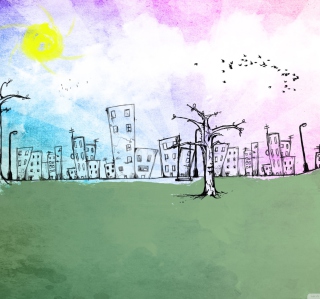 Abstract City - Obrázkek zdarma pro iPad 2