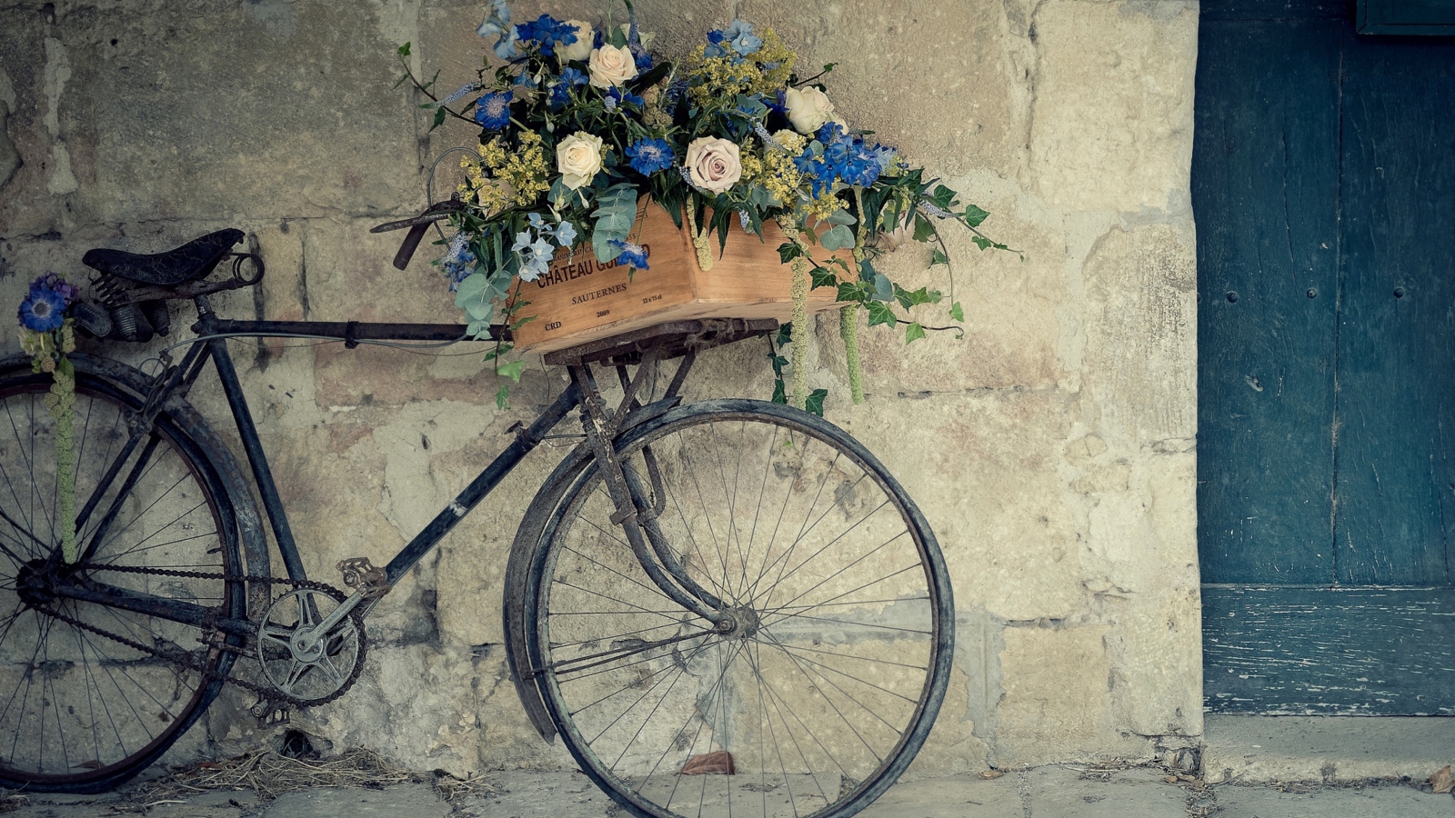 Screenshot №1 pro téma Flower Bicycle 1600x900