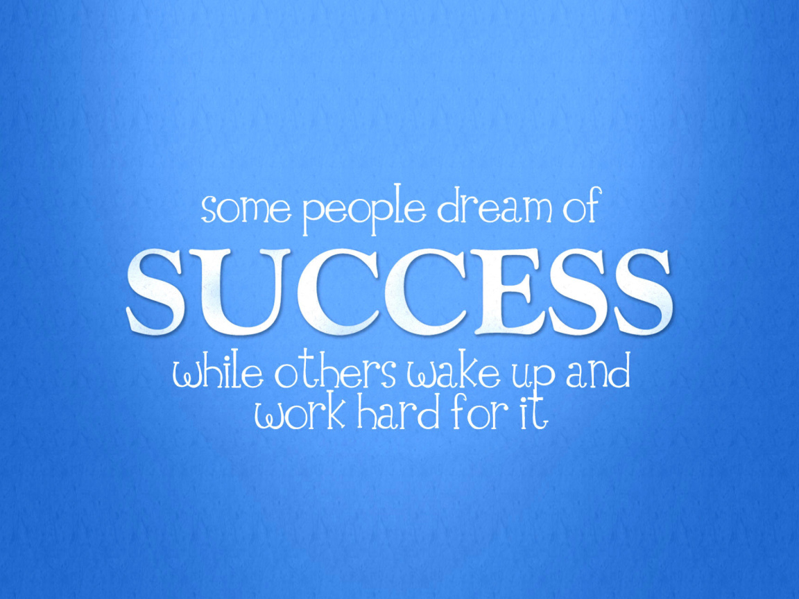 Sfondi Success Quote 1152x864