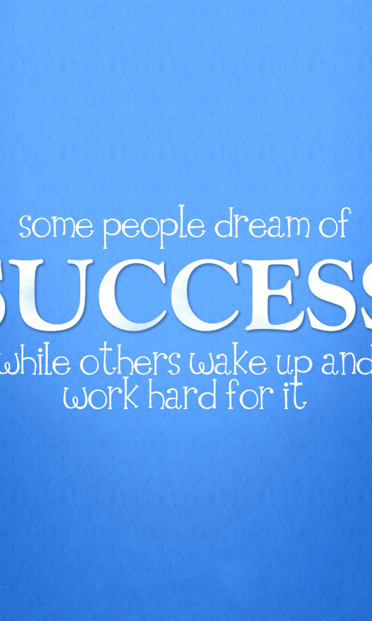 Das Success Quote Wallpaper 768x1280