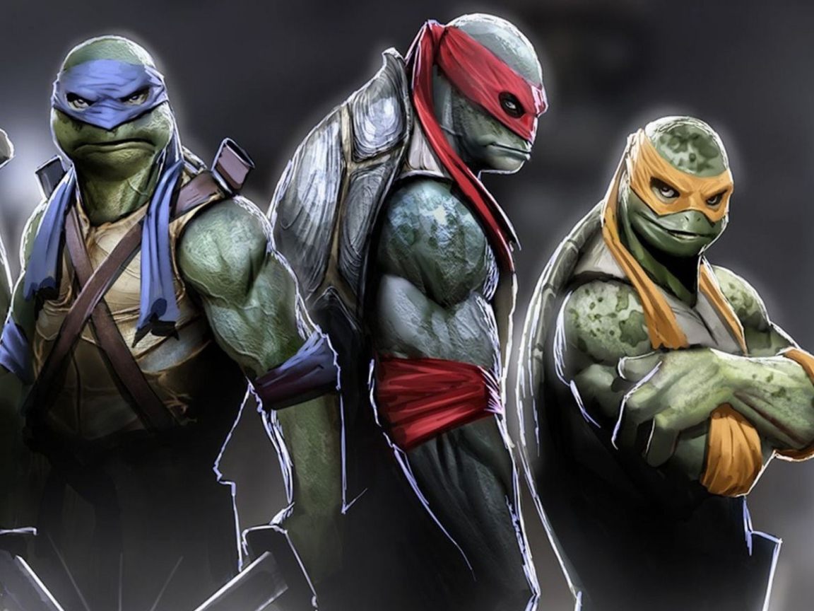 Screenshot №1 pro téma Ninja Turtles 2014 1152x864