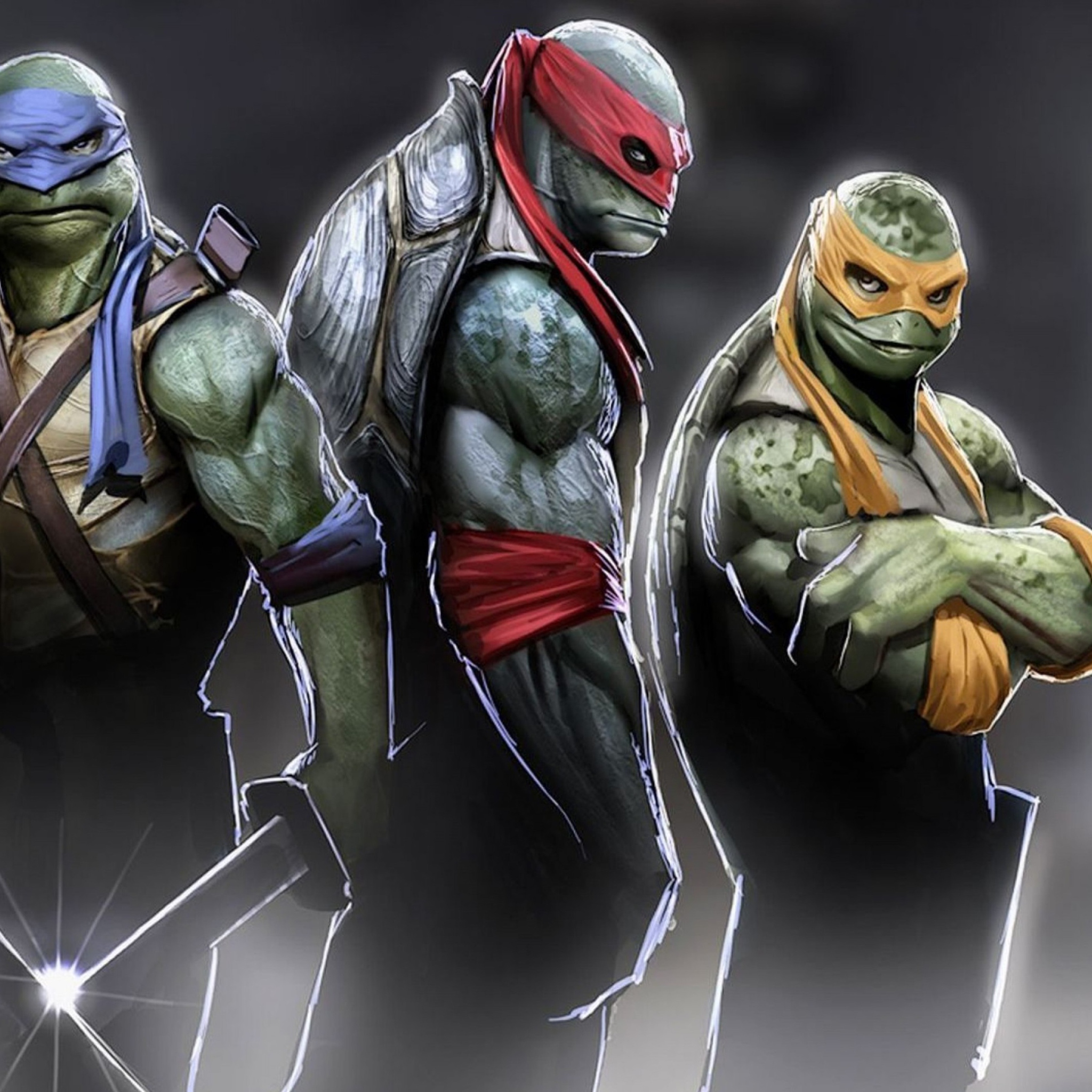 Fondo de pantalla Ninja Turtles 2014 2048x2048