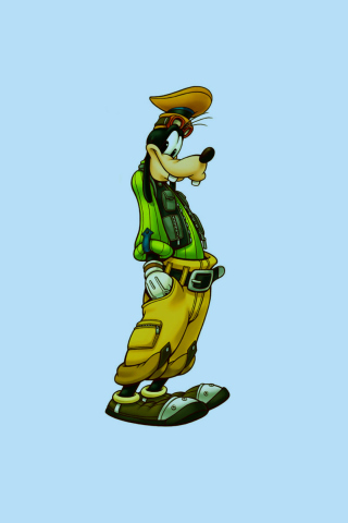 Goof - Walt Disney Cartoon Character wallpaper 320x480