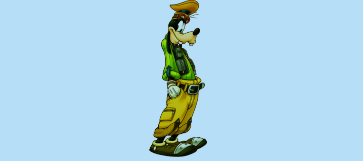 Das Goof - Walt Disney Cartoon Character Wallpaper 720x320