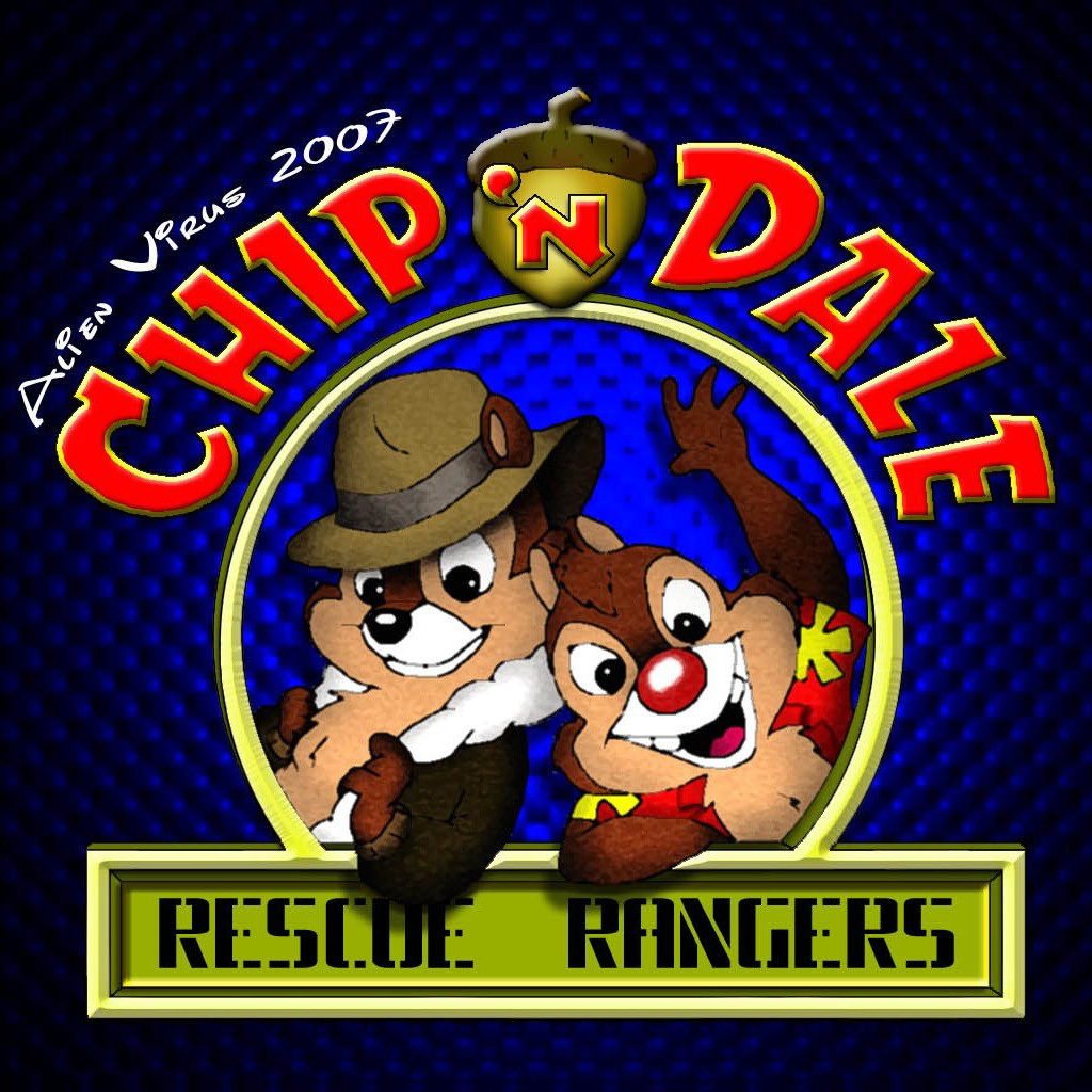Fondo de pantalla Chip and Dale Cartoon 1024x1024