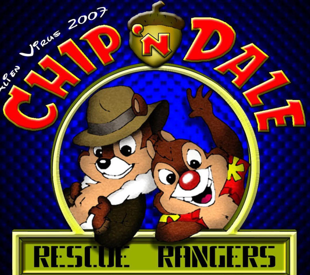 Обои Chip and Dale Cartoon 1080x960