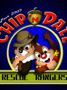 Das Chip and Dale Cartoon Wallpaper 132x176
