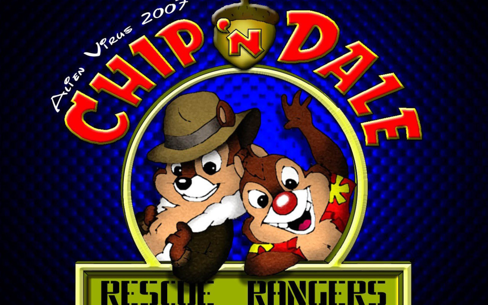 Das Chip and Dale Cartoon Wallpaper 1680x1050