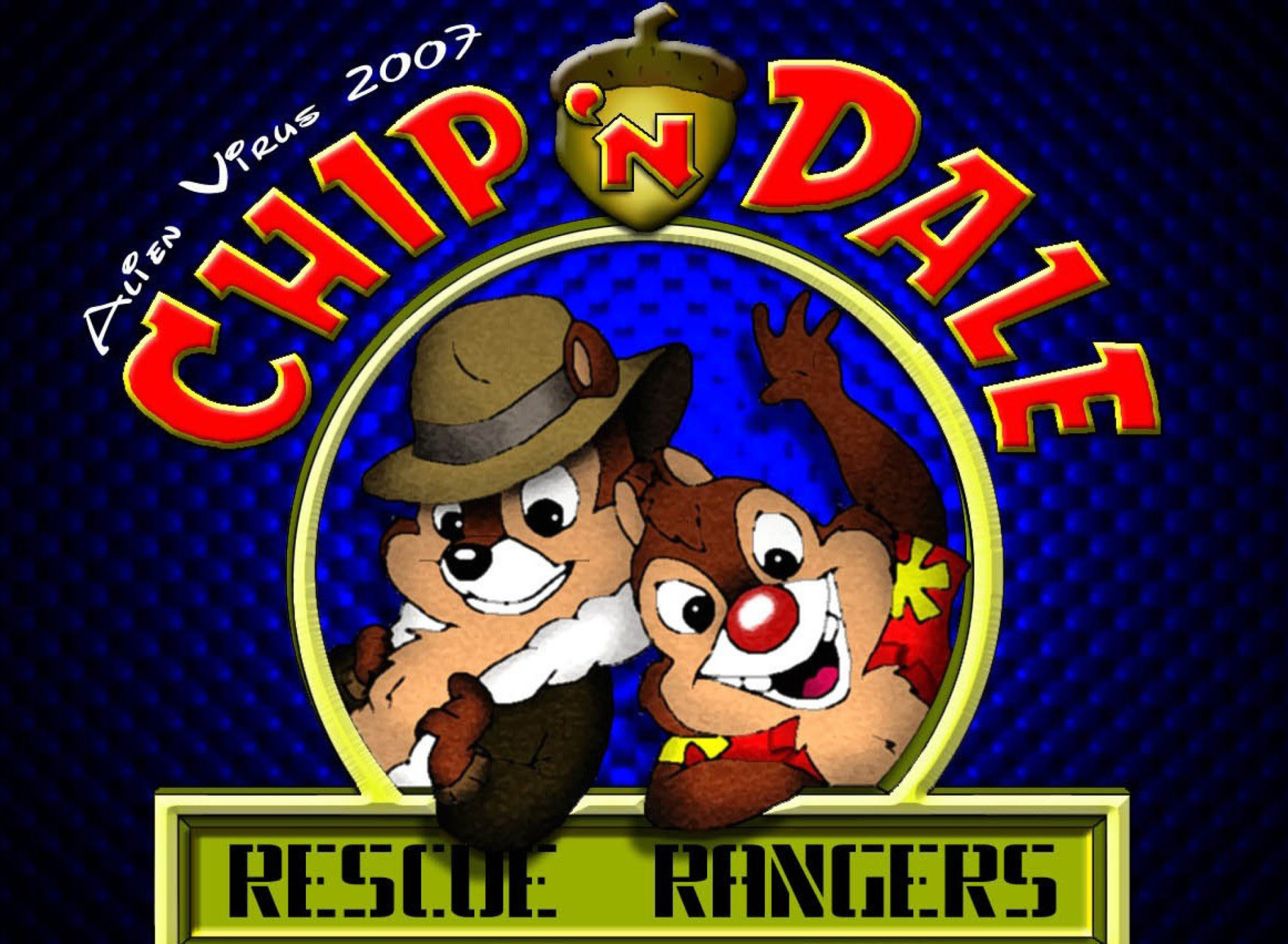 Chip and Dale Cartoon wallpaper 1920x1408