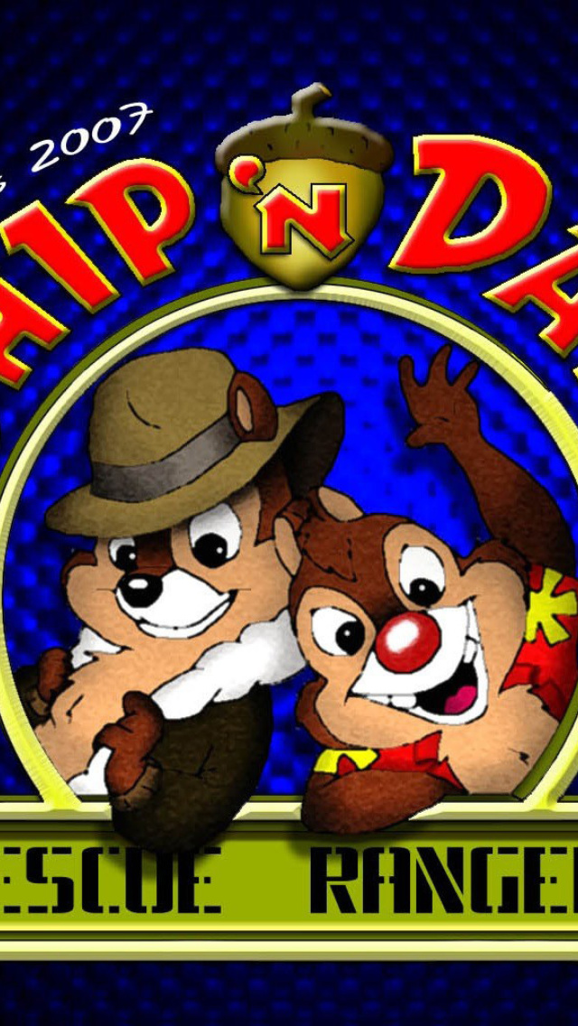 Screenshot №1 pro téma Chip and Dale Cartoon 640x1136