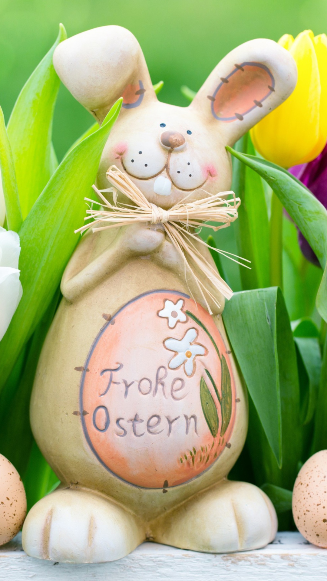 Frohe Ostern Wallpaper for 1080x1920.