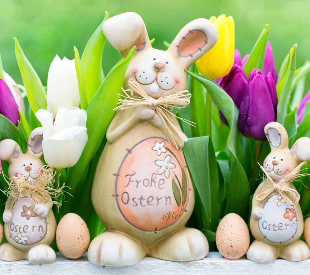 Frohe Ostern wallpaper 1080x960