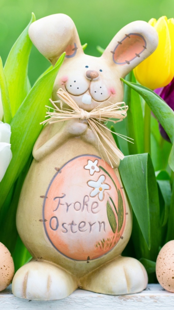 Frohe Ostern wallpaper 360x640